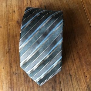 Hugo Boss Silk Tie Brown and Blue Tie